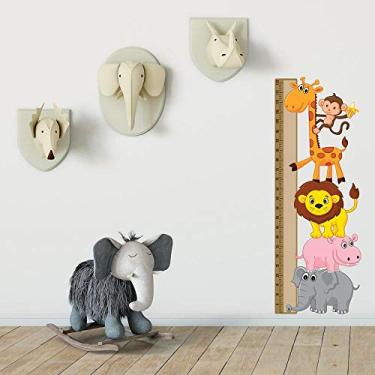 Imagem de Adesivo Infantil Régua de Crescimento Zoo