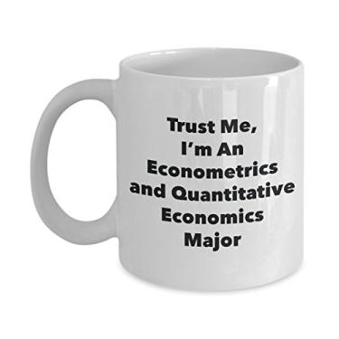 Imagem de Trust Me, I'm An Econometrics and Quantitative Economics Major Caneca - Caneca de café divertida - Lindas ideias de presentes de formatura para amigos e colegas de classe