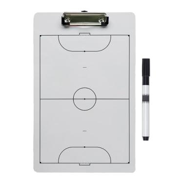 Imagem de rockible Placas de treinamento de vôlei, placas de treinamento de futebol, assistente de ensino, handebol, apagável, estratégia tática, prancheta, Futsal