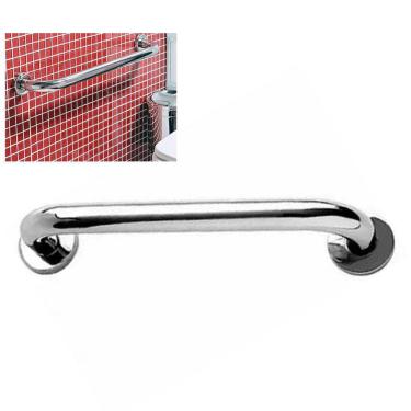 Imagem de Alça de Apoio 30cm Barra Inox Banheiro Box Idoso Acessibilidade Gestante Segurança Suporte