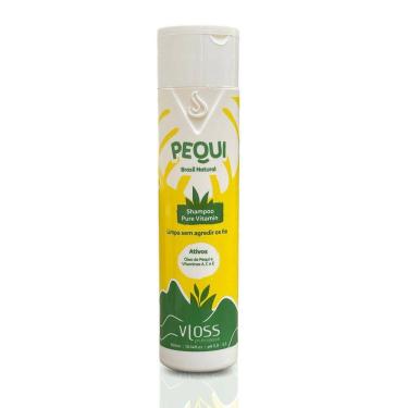 Imagem de Shampoo De Pequi Vloss Pure Vitamin Limpeza Home Care 300Ml