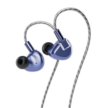 Imagem de Letshuoer Fones de ouvido intra-auriculares S12 PRO 14,8 mm planar magnético com fio HiFi para smartphones/PC/Tablet (azul espacial, conector de 2,5 mm/3,5 mm/4,4 mm)