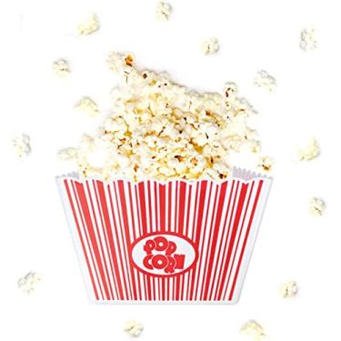 Imagem de (Conjunto de 10) tubos de pipoca de plástico reutilizáveis