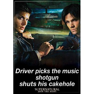 Imagem de Ata-Boy Supernatural 6,35 x 8,89 cm ímã para geladeiras e armários coleção 2, Shotgun, 2.5" x 3.5", 1