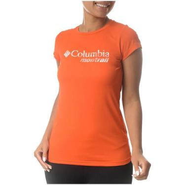 Imagem de Camiseta Columbia Neblina Montrail M/C Lady Laranja