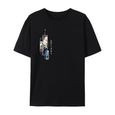 Imagem de Honkai: Camiseta de algodão de manga curta Star Rail, Fire-firefly, G