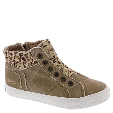 Imagem de Blowfish Malibu Kora Caramel Coffee Smoked 16 Oz Canvas/Coffee Papercat Jersey 7 M