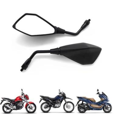 Imagem de Par Retrovisor Modelo Kawasaki Z400 Rosca Honda Esportivo