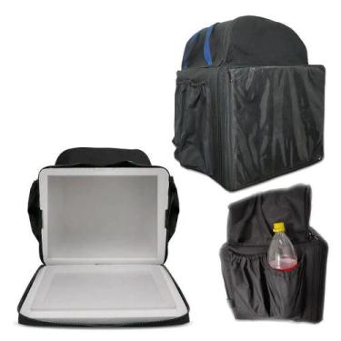Imagem de Mochila Bag Motoboy Pizza Delivery Caixa Isopor - Mochila Entregador