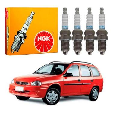 Imagem de Jogo 4 Velas Ignição Ngk Corsa Sw 1.0 16v 1999 A 2003