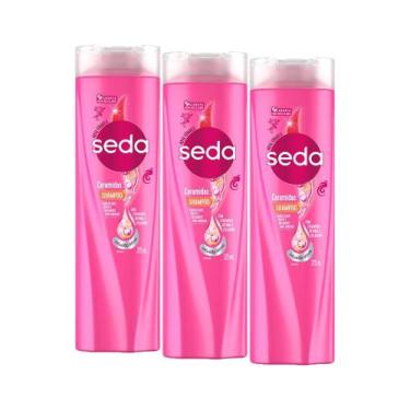 Imagem de Kit com 3 Shampoos Seda Ceramidas 325ml