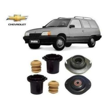 Imagem de Par Kit Coxim Batente Coifa Amortecedor Dianteiro Gm Ipanema 1989 1990