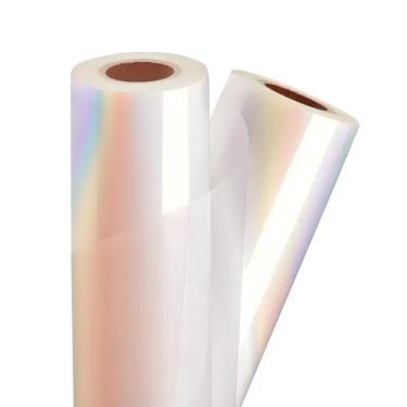 Imagem de Filme BOPP Holográfico Arco-íris Mimo - 31 cm x 50 m - 30 mic