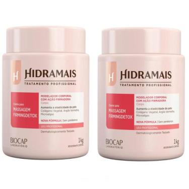 Imagem de kit 2 Creme desodorante Hidramais massagem Firmingdetox 1 Kg