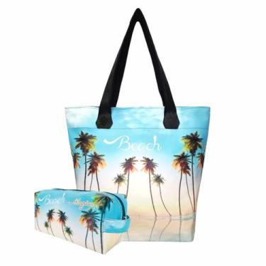 Imagem de Bolsa Feminina e Necessaire Céu Azul, Magicc Bolsas