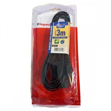 Imagem de Extensao Daneva Cordao Prolongador Paralelo 2 Polos 0,75Mm Preto - 3M 