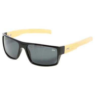 Imagem de Óculos de Sol VLCS Tropical - Preto e Bamboo - VLCS - Violações, Preto