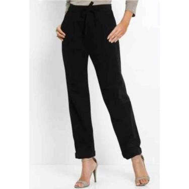 Imagem de Calça de sarja comfort preta - Bon Prix