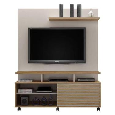Imagem de Home Theater Star Para TV Até 60" - Valdemóveis, Off White Cinamomo