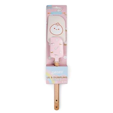 Imagem de Handstand Kitchen Conjunto de espátula Kawaii Smoko Lil B Dumpling com raspador de silicone e cabo de madeira