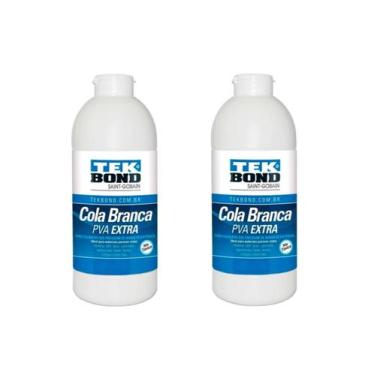 Imagem de 2 Cola Branca PVA Extra TEK BOND 1LT