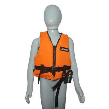 Imagem de Colete Salva Vidas Laranja 20Kg Infantil Criança Boiar Flutuar Flutuaç