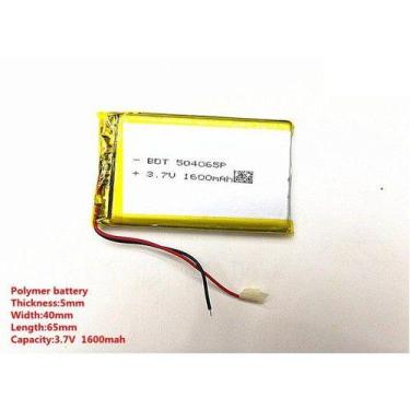 Imagem de Bateria Gps De 7 Polegadas 1600 Mah C/ 2 Fios 504065 - KMIG