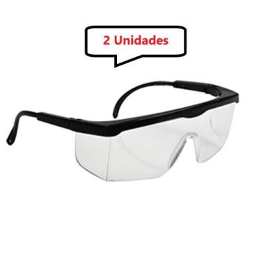 Imagem de Kit 2 óculos Protetor Epi Incolor Haste Regulagem Com Ca - UN / 2 - Fe