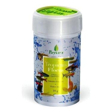 Imagem de Ração Para Peixes Poytara Tropicais Flocos 10g