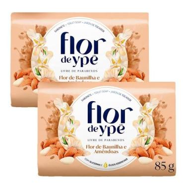 Imagem de Kit 2 Sabonete em Barra Ypê Flor de Baunilha e Amêndoas 85g - YPE