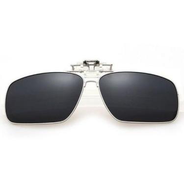 Imagem de Lentes Clip On Para Óculos Polarizadas Proteção U V 400 - Vinkin, Pret