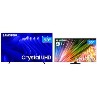 Imagem de SmarTV 98" 4K 98DU800 + SmarTV 55" NeoQLED 55QN85D - NÃO DEFINIDO