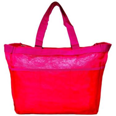Imagem de Bolsa Feminina de Praia Rosa Pink Grande Piscina Mercado Alça - Lis