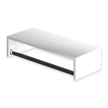 Imagem de Cabideiro De Parede Arara Porta Roupas Nicho Quarto Mdf - Deliquadros,