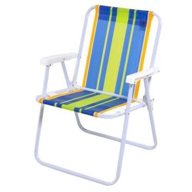 Imagem de Cadeira De Praia / Piscina Alta De Aço - Mor