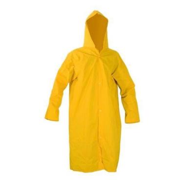 Imagem de Capa De Chuva Adulto Forrada Amarela Pvc - Total, Amarelo, G