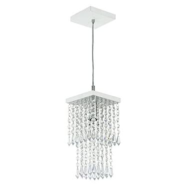 Imagem de Pendente De Cristal Acrilico Spark Branco Maravilhoso