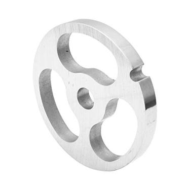 Imagem de iVict #12 lâminas de discos de placa de moedor de carne de aço inoxidável para picador de alimentos fga e hobart, lem, cabelas, weston, mtn moedores de carne, discos de corte para serviços p