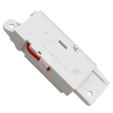 Imagem de EBF61215202 Conjunto de interruptor de tampa de arruela, compatível com máquinas de lavar LG, substitui 667077 AP5597170 AP6801181 AH3644957 EA3644957 PS3644957 TAW35818286 EBF61215202 203 EBB