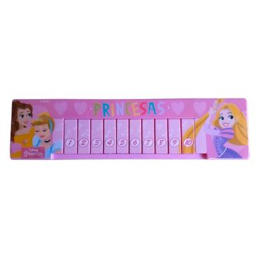 Imagem de Mini Teclado Musical Piano Infantil Disney Princesa 10Teclas