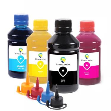 Imagem de Produto: Kit 4 Tintas Para Impressora L4260 250ml Ginera Print