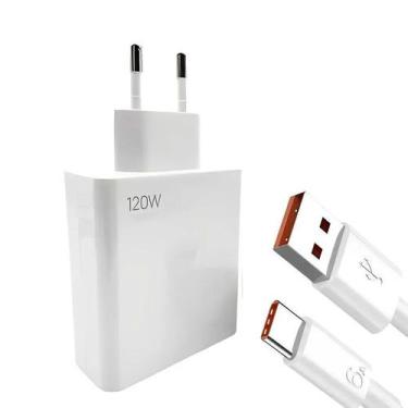 Imagem de Carregador Turbo 120w Tipo-C Compativel Com Xiaomi Redmi Poco Note Mi 