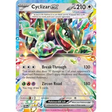 Imagem de Pokemon - Cyclizar ex 159/191 - Surging Sparks – Tera Double Rare – Foil Single Card