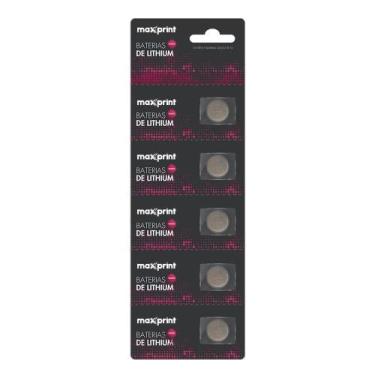Imagem de Bateria Maxprint Moeda Lítio CR2032 - Embalagem com 5 Unidades
