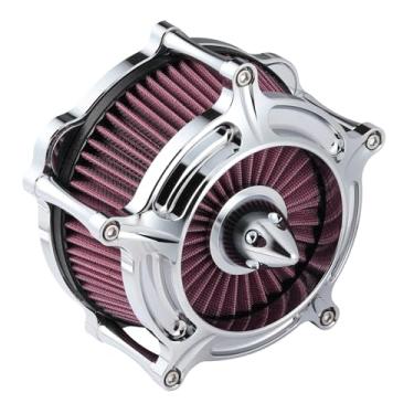 Imagem de Filtro de ar de motocicleta para Harley Air Cleaner Davidson limpadores de entrada de ar Harley Touring Street Road King Glide Powersports filtros de ar B-Para Softail 16-17 Dyna FXDLS 17 Touring 08