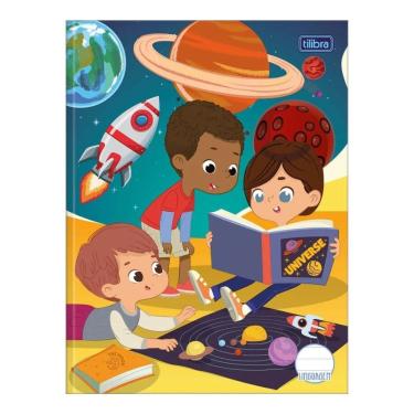 Imagem de Caderno de Linguagem Brochura (Meninos/Meninas) Capa Dura 40 Folhas Sapeca Kids - Tilibra
