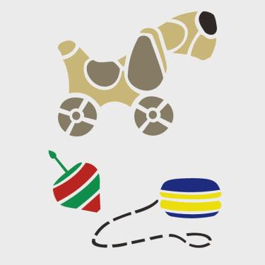 Imagem de Stencil Sp. 15x20 2250 Inf. Brinquedo