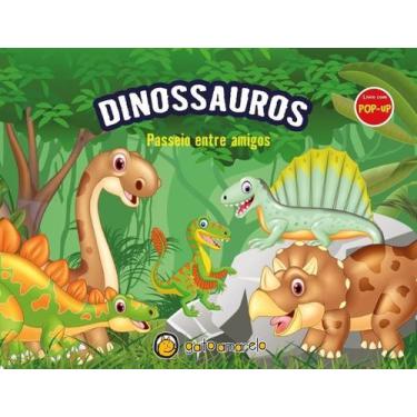 Imagem de Livro com pop-up - dinossauros - passeio entre amigos - GATO AMARELO, 