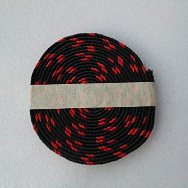 Imagem de Cordão de embrulho de sageo de seda sintética para espada samurai japonesa Katana wakizashi cordão pendurado (preto e vermelho, X5, 300 mm, 11,8 polegadas)