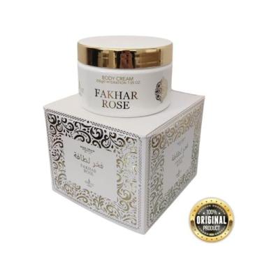 Imagem de Creme Hidratante em Pasta Fakhar Rose Arabe 200g Isabelle.la.Belle